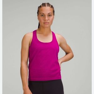 Lululemon Swiftly Tech Racerback 2.0 Size 12 Race Length in Magenta Purple GUC